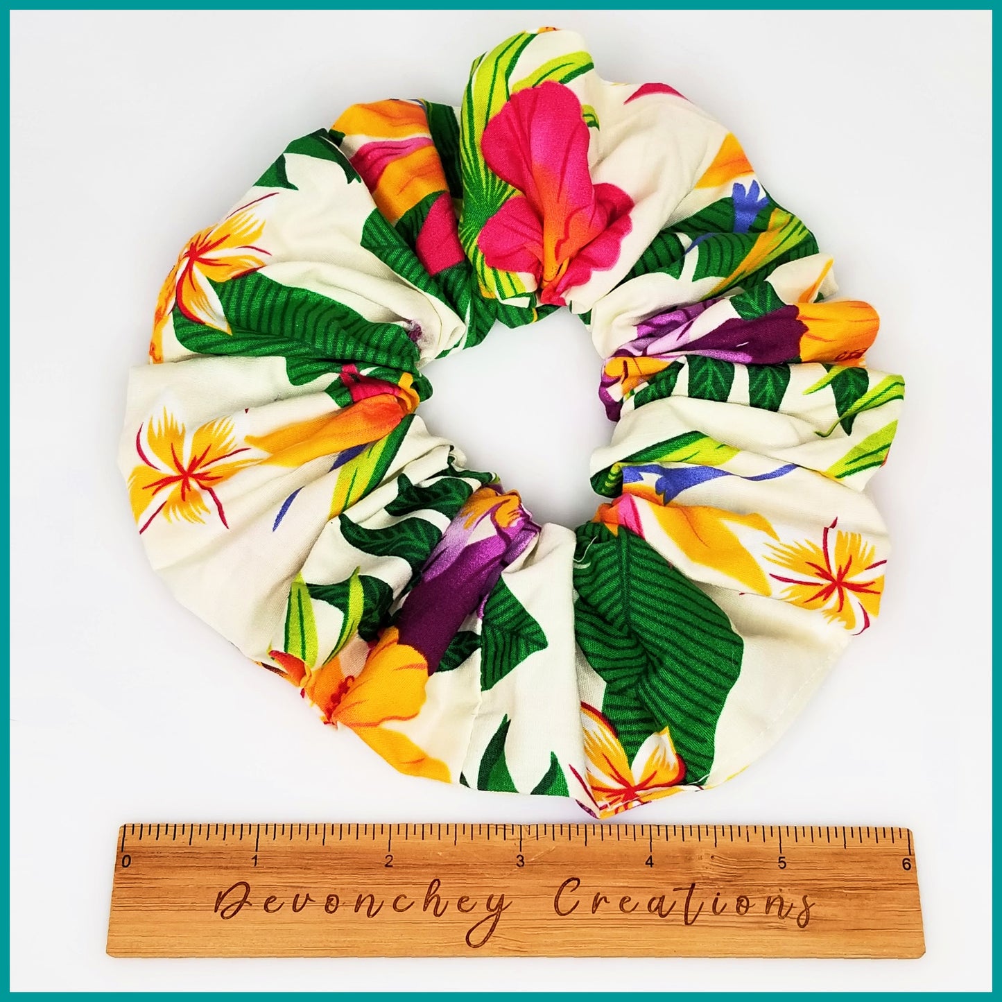 Assorted Giant Tropical Scrunchies