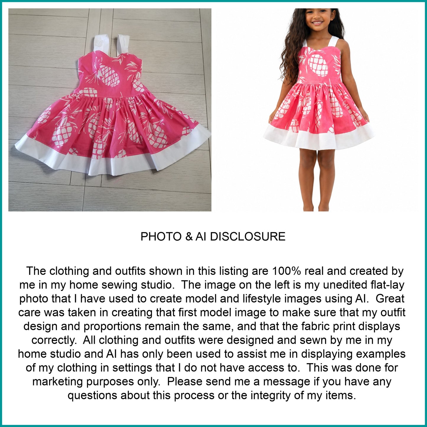 Aloha Pineapple Party Dress