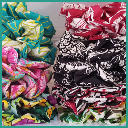 Giant Hawaiian Scrunchie, Ocean Breeze XL Scrunchie