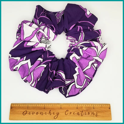 Giant Hawaiian Scrunchie, Twilight Florals XL Scrunchie