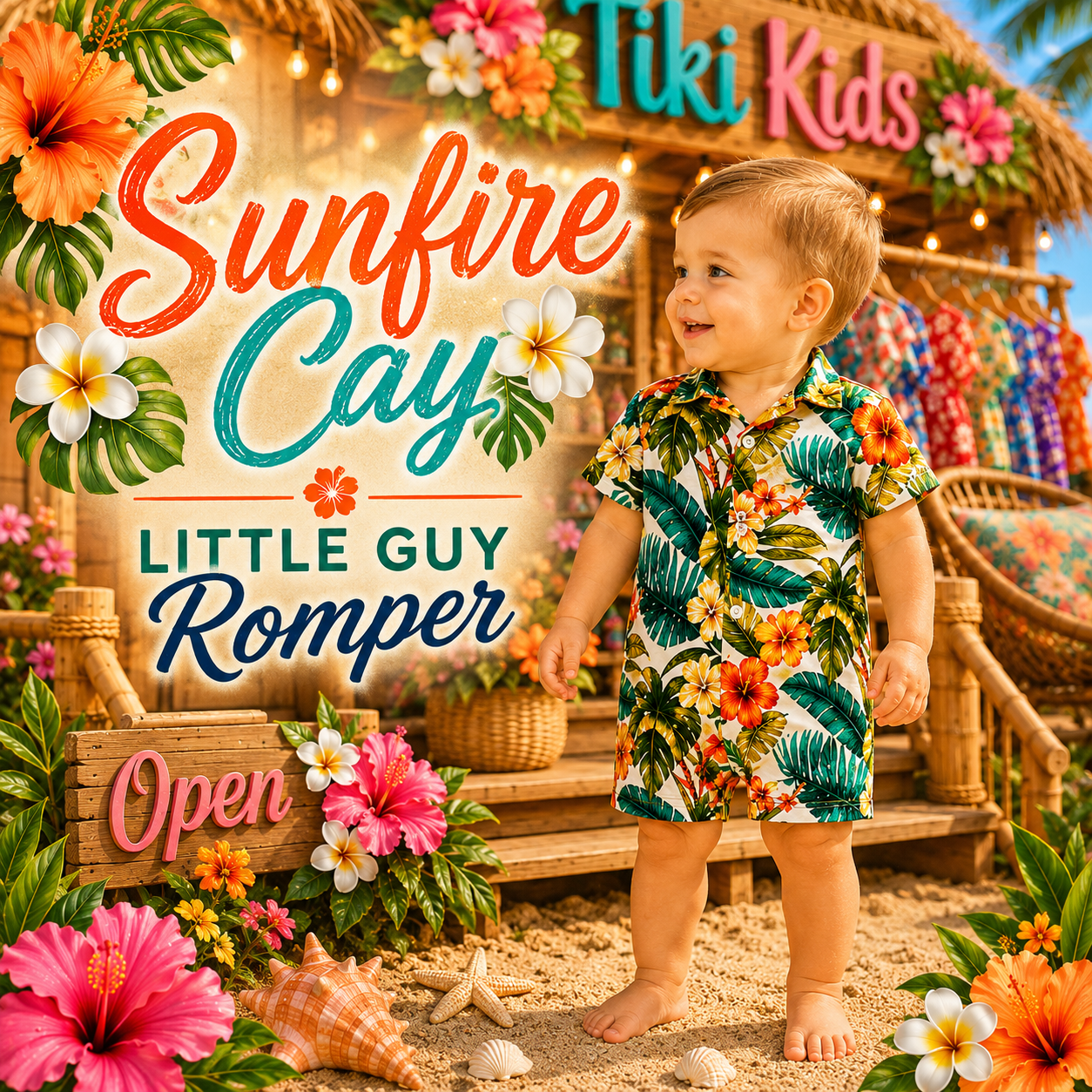 Sunfire Cay Little Guy Romper