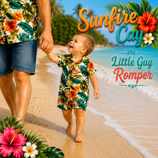 Sunfire Cay Little Guy Romper