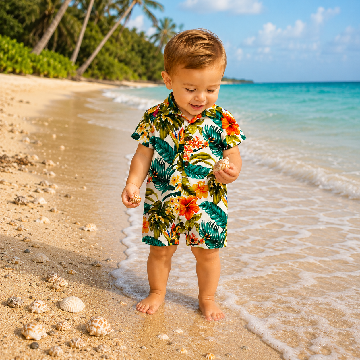Sunfire Cay Little Guy Romper