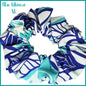Giant Hawaiian Scrunchie, Blue Hibiscus XL Scrunchie