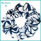 Giant Hawaiian Scrunchie, Midnight Waves XL Scrunchie