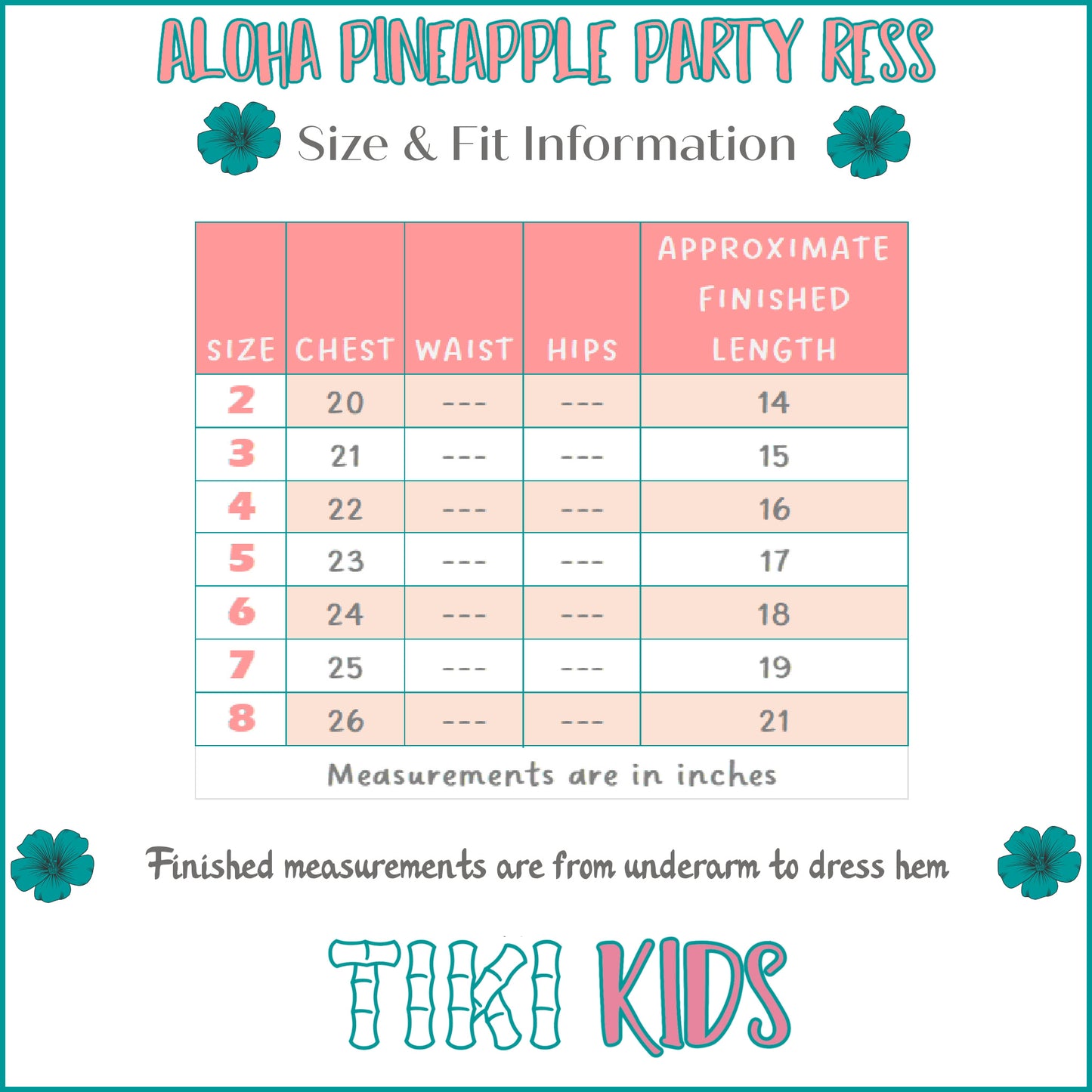 Aloha Pineapple Party Dress