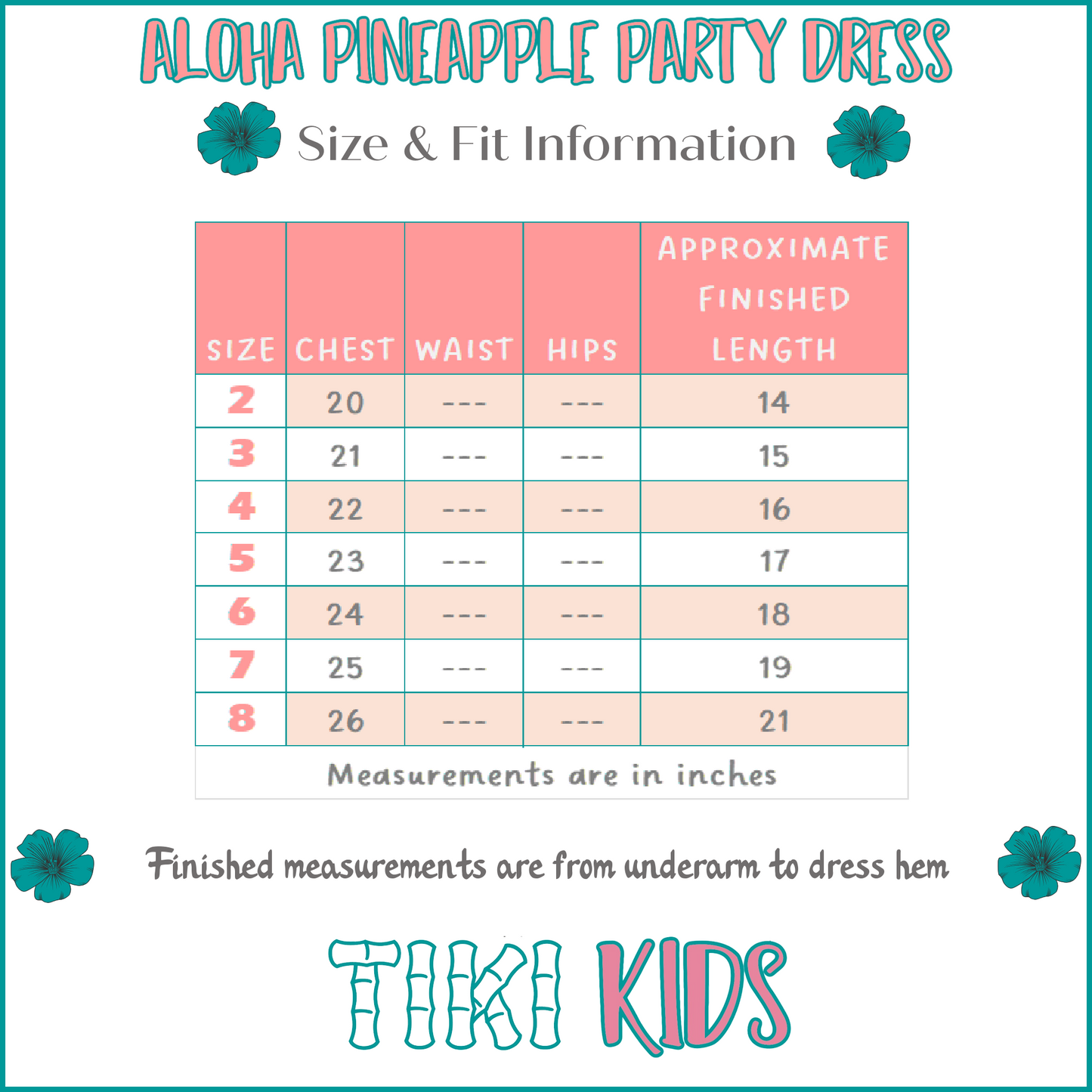 Aloha Pineapple Party Dress