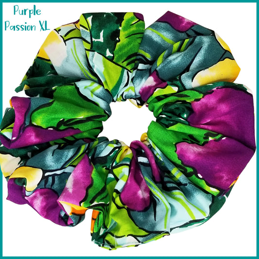 Giant Hawaiian Scrunchie, Purple Passion XL Scrunchie