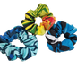 2 Dozen Assorted Classic-Sized Tropical Scrunchies