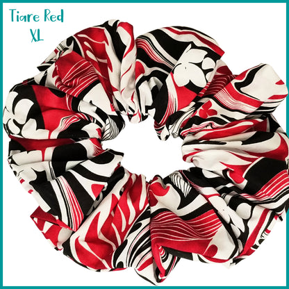 Giant Hawaiian Scrunchie, Tiare Red XL Scrunchie